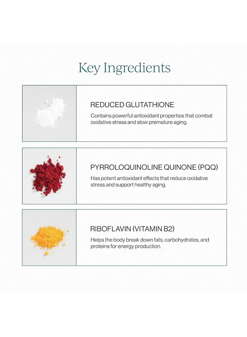 CYMBIOTIKA Liposomal Glutathione Supplement - Master Antioxidant for Anti-Aging, Detox, Brain, Energy & Immune Support - Advanced Liposomal Delivery, Maximum Absorption for Cellular Health & Longevity, Citrus Vanilla, 1 Month Supply - Image 4